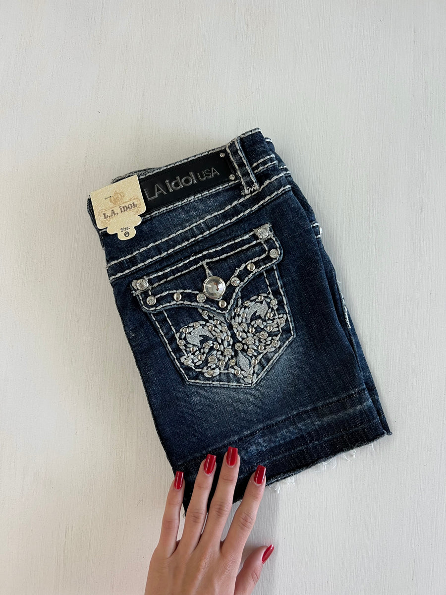 L.A. IDOL NWT STUDDED MINI SKIRT